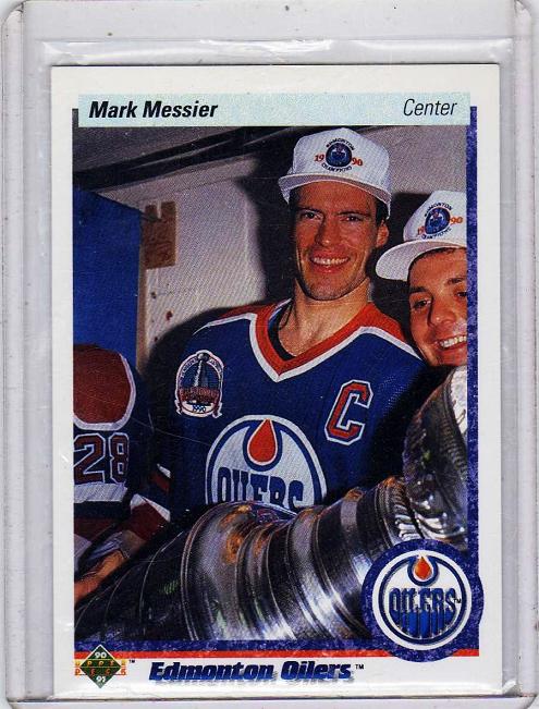 1990 Upper Deck  Mark Messier  Card #44 - Edmonton Oilers
